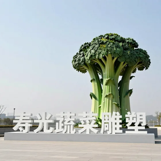 为什么选的寿光蔬菜雕塑